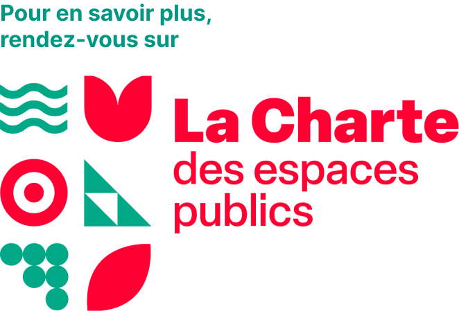 Logo de la charte des espaces publics en couleur