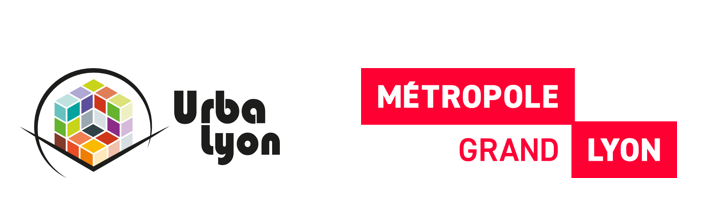 Logos de UrbaLyon et de la Métropole de Lyon